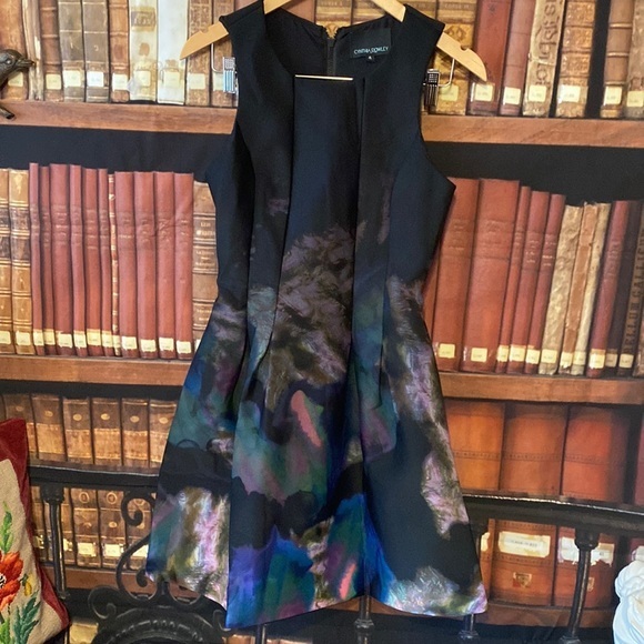 Cynthia Rowley watercolor‎ print Foam feel dress - Picture 1 of 6